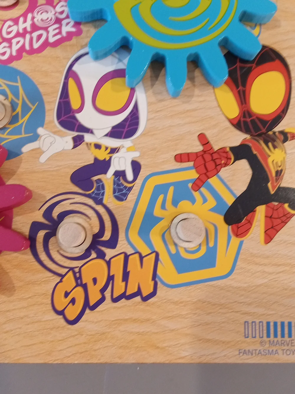 Spidey Amazing Friends Wooden Webspiner Puzzle Replacement Pieces